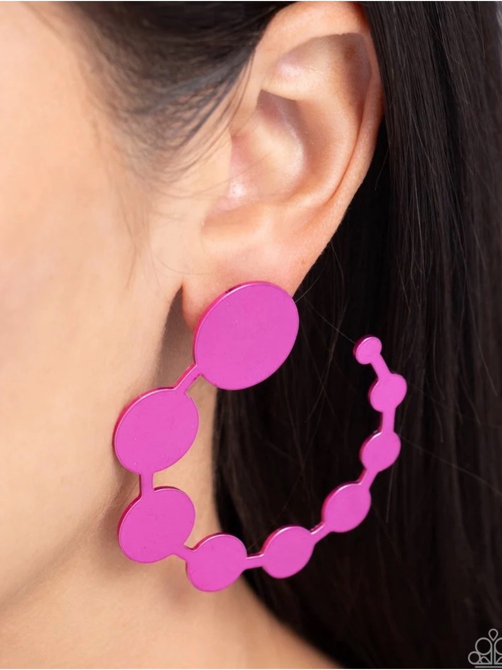 Paparazzi Earring ~ Have It Both PHASE - Pink